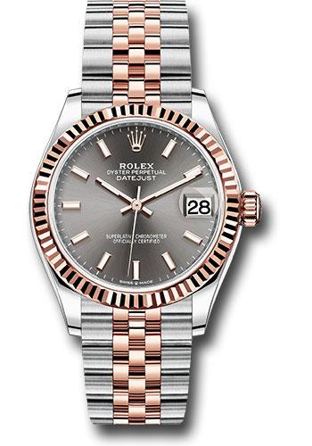 Pre-owned Rolex Steel and Everose — 278271