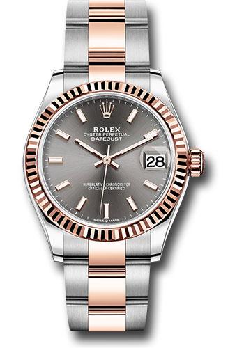 Pre-owned Rolex Steel and Everose — 278271