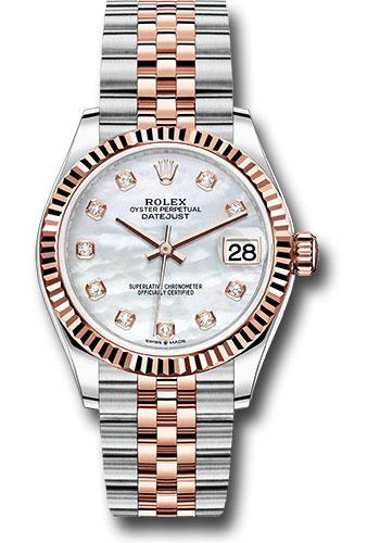 Pre-owned Rolex Steel and Everose — 278271