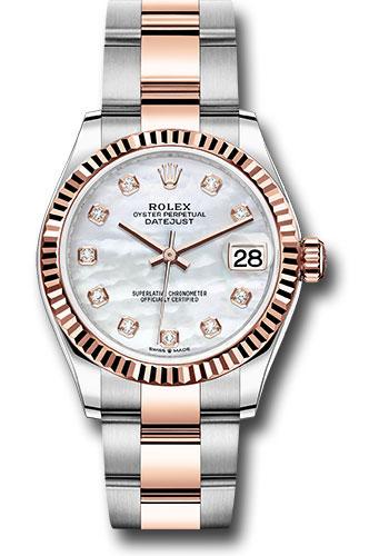 Pre-owned Rolex Steel and Everose — 278271