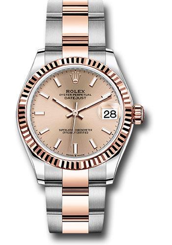 Pre-owned Rolex Steel and Everose — 278271