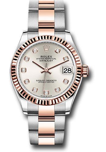Pre-owned Rolex Steel and Everose — 278271