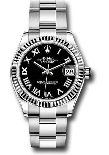 Pre-owned Rolex Steel and White — 278274
