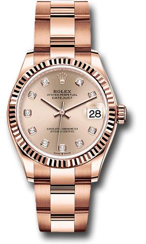 Rolex Datejust 31 Rose Diamond Everose Gold 278275 watch