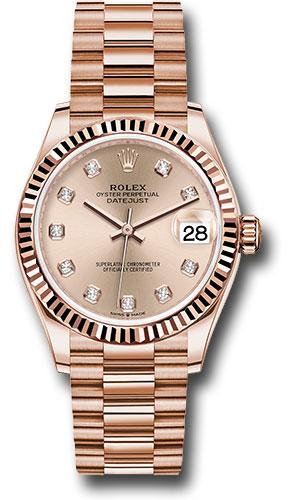 Rolex Datejust 31 Rose Diamond President 278275 watch