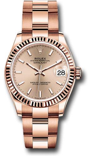 Rolex Datejust 31 Rose Index Everose Gold Oyster 278275 watch