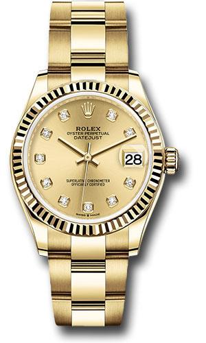 Pre-owned Rolex Yellow Gold Datejust — 278278