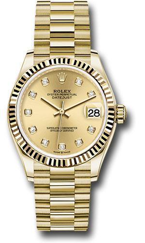 Pre-owned Rolex Yellow Gold Datejust — 278278
