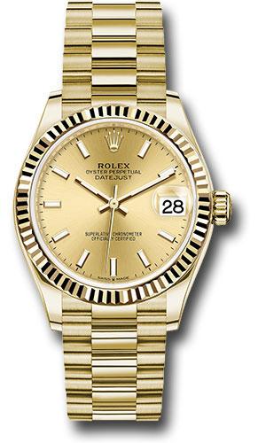Pre-owned Rolex Yellow Gold Datejust — 278278
