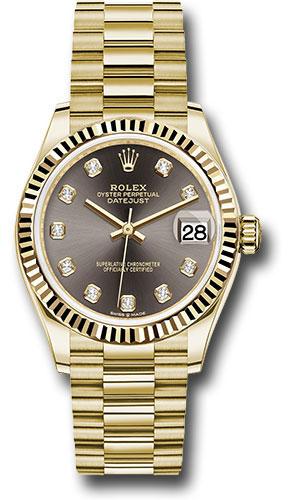 Pre-owned Rolex Yellow Gold Datejust — 278278
