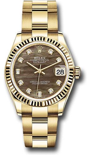 Pre-owned Rolex Yellow Gold Datejust — 278278