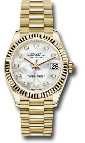 Pre-owned Rolex Yellow Gold Datejust — 278278