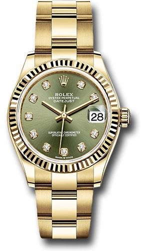 Pre-owned Rolex Yellow Gold Datejust — 278278