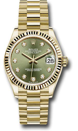 Pre-owned Rolex Yellow Gold Datejust — 278278