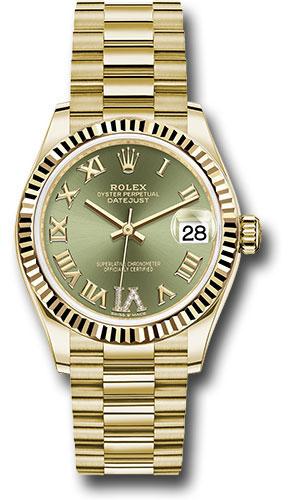 Pre-owned Rolex Yellow Gold Datejust — 278278