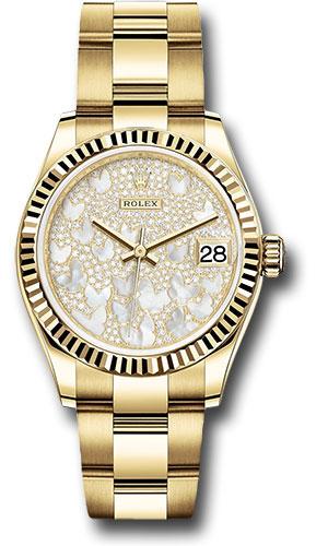 Pre-owned Rolex Yellow Gold Datejust — 278278