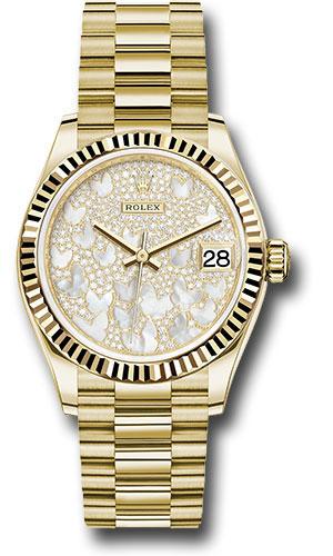 Pre-owned Rolex Yellow Gold Datejust — 278278