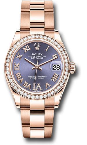 Rolex Datejust 31 Aubergine Diamond Six Oyster 278285RBR watch