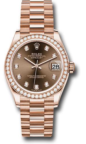 Rolex Datejust 31 Chocolate Diamond President 278285RBR watch