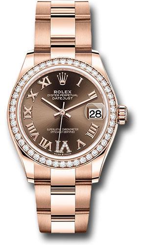 Rolex Datejust 31 Chocolate Diamond Six Oyster 278285RBR watch
