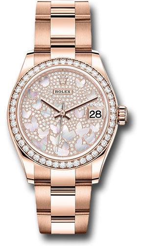 Rolex Datejust 31 Diamond Butterfly Everose Gold 278285RBR watch