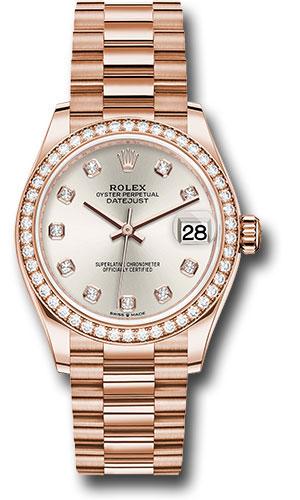 Pre-owned Rolex Everose Gold Datejust — 278285RBR