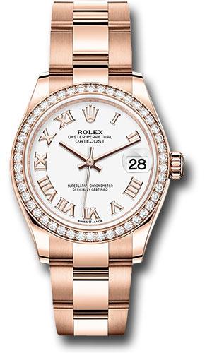Rolex Datejust 31 White Roman Everose Gold 278285RBR watch