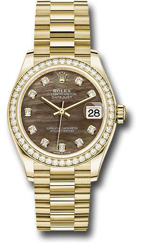 Pre-owned Rolex Yellow Gold Datejust — 278288RBR