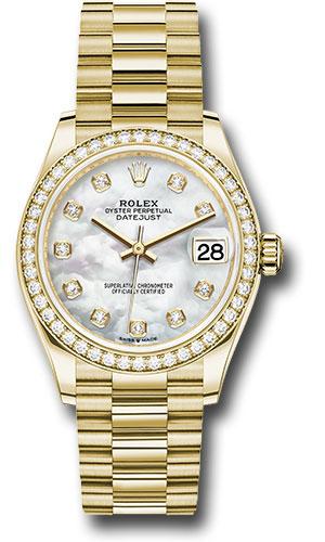 Pre-owned Rolex Yellow Gold Datejust — 278288RBR