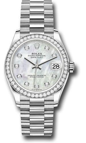 Pre-owned Rolex White Gold Datejust — 278289RBR