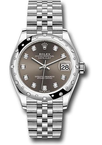 Pre-owned Rolex Steel and White — 278344RBR