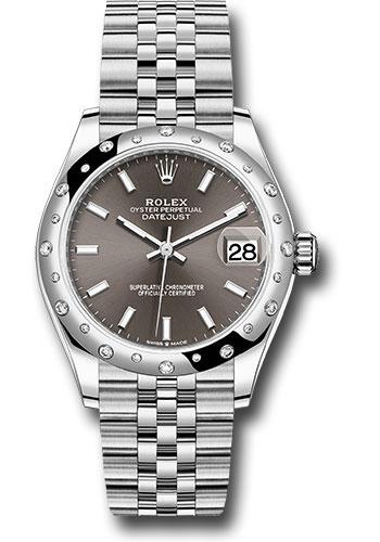 Pre-owned Rolex Steel and White — 278344RBR