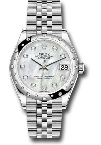 Pre-owned Rolex Steel and White — 278344RBR
