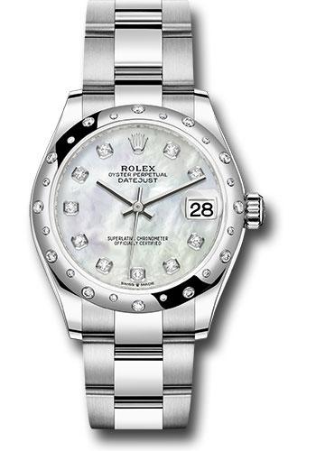 Pre-owned Rolex Steel and White — 278344RBR
