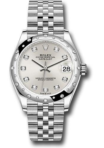 Pre-owned Rolex Steel and White — 278344RBR