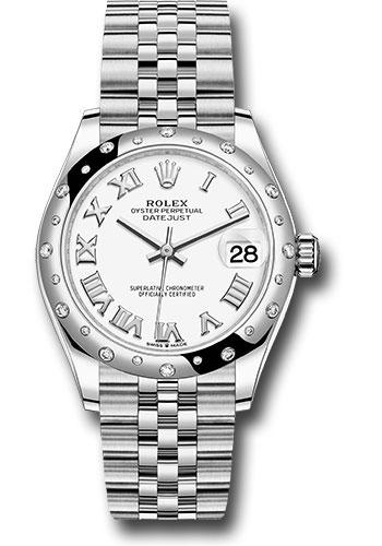 Pre-owned Rolex Steel and White — 278344RBR
