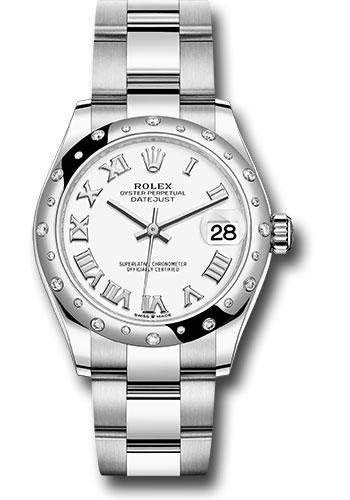 Pre-owned Rolex Steel and White — 278344RBR