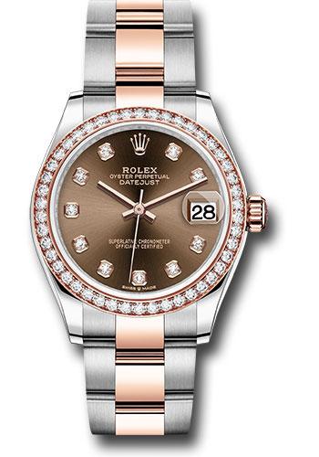 Pre-owned Rolex Steel and Everose — 278381RBR