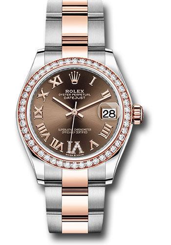 Pre-owned Rolex Steel and Everose — 278381RBR