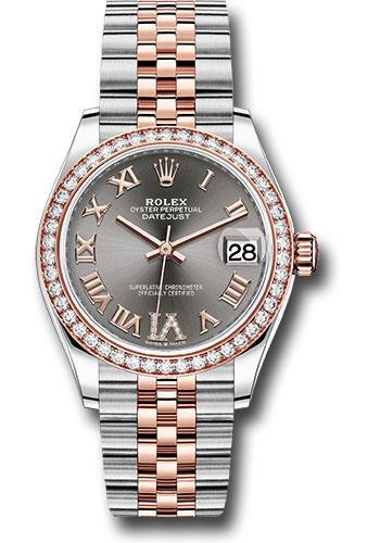 Pre-owned Rolex Steel and Everose — 278381RBR