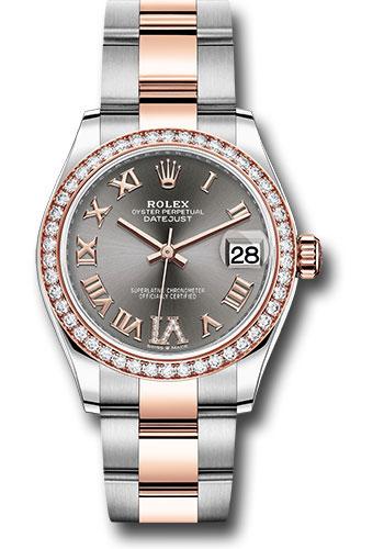 Pre-owned Rolex Steel and Everose — 278381RBR