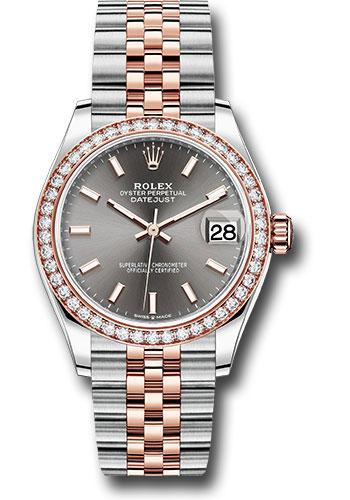 Pre-owned Rolex Steel and Everose — 278381RBR