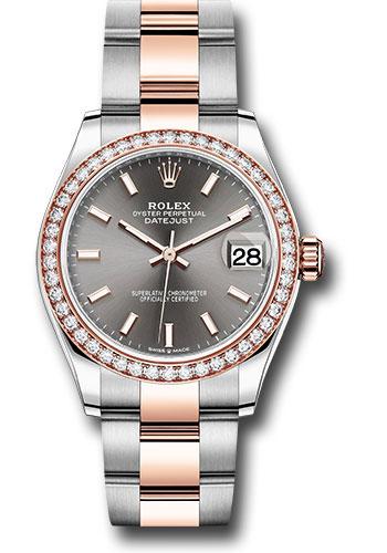 Pre-owned Rolex Steel and Everose — 278381RBR