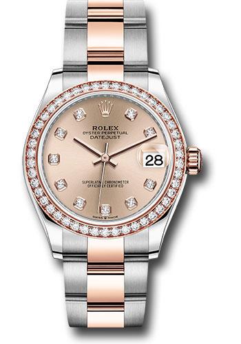 Pre-owned Rolex Steel and Everose — 278381RBR
