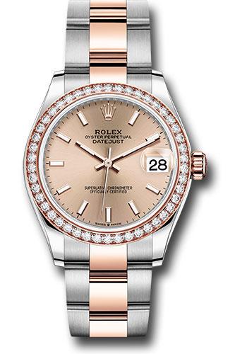 Pre-owned Rolex Steel and Everose — 278381RBR