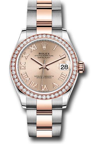 Pre-owned Rolex Steel and Everose — 278381RBR