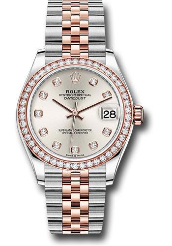 Pre-owned Rolex Steel and Everose — 278381RBR