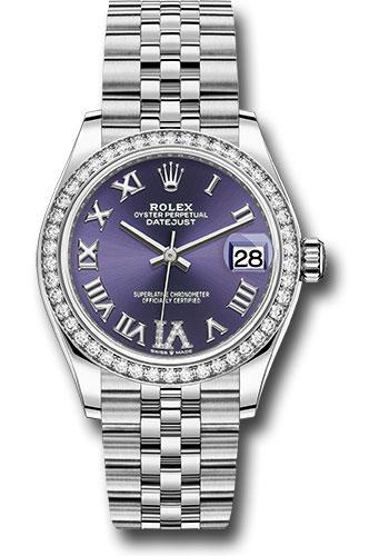 Pre-owned Rolex Steel and White — 278384RBR