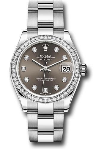 Pre-owned Rolex Steel and White — 278384RBR
