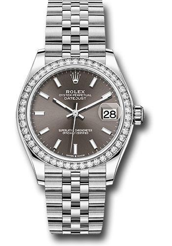 Pre-owned Rolex Steel and White — 278384RBR